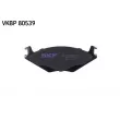 Jeu de 4 plaquettes de frein avant SKF VKBP 80539 - Visuel 2