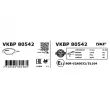 Jeu de 4 plaquettes de frein avant SKF VKBP 80542 - Visuel 3