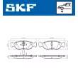 Jeu de 4 plaquettes de frein avant SKF VKBP 80553 - Visuel 2