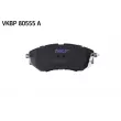 Jeu de 4 plaquettes de frein avant SKF VKBP 80555 A - Visuel 2