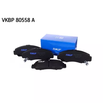 Jeu de 4 plaquettes de frein avant SKF VKBP 80558 A