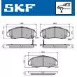 Jeu de 4 plaquettes de frein avant SKF VKBP 80558 A - Visuel 2