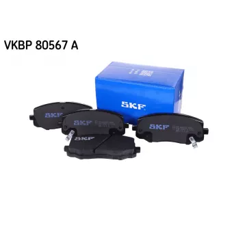 Jeu de 4 plaquettes de frein avant SKF VKBP 80567 A