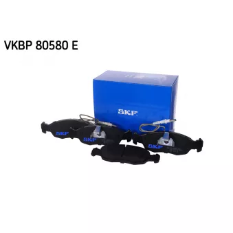 Jeu de 4 plaquettes de frein avant SKF VKBP 80580 E