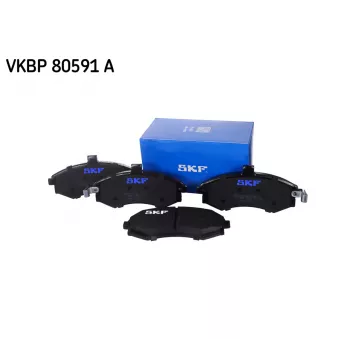 Jeu de 4 plaquettes de frein avant SKF VKBP 80591 A