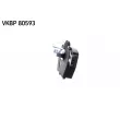 Jeu de 4 plaquettes de frein avant SKF VKBP 80593 - Visuel 3