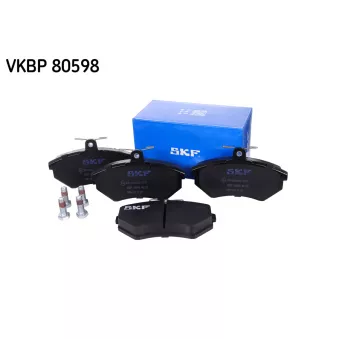 Jeu de 4 plaquettes de frein avant SKF VKBP 80598