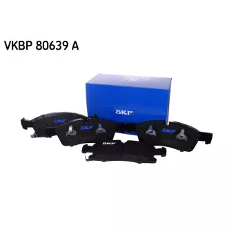 Jeu de 4 plaquettes de frein avant SKF VKBP 80639 A