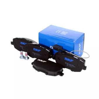 Jeu de 4 plaquettes de frein avant SKF VKBP 80756 E