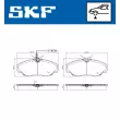 Jeu de 4 plaquettes de frein avant SKF VKBP 80795 E - Visuel 2