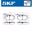 Jeu de 4 plaquettes de frein avant SKF VKBP 81033 E - Visuel 2