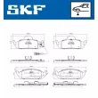 Jeu de 4 plaquettes de frein avant SKF VKBP 81065 E - Visuel 2