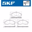 Jeu de 4 plaquettes de frein avant SKF VKBP 81146 A - Visuel 2