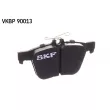 Jeu de 4 plaquettes de frein arrière SKF VKBP 90013 - Visuel 3
