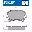 Jeu de 4 plaquettes de frein arrière SKF VKBP 90014 - Visuel 2