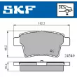 Jeu de 4 plaquettes de frein arrière SKF VKBP 90088 - Visuel 2