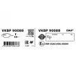 Jeu de 4 plaquettes de frein arrière SKF VKBP 90088 - Visuel 3
