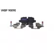 Jeu de 4 plaquettes de frein arrière SKF VKBP 90090 - Visuel 2