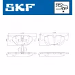 Jeu de 4 plaquettes de frein arrière SKF VKBP 90181 - Visuel 2