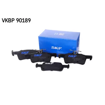 Jeu de 4 plaquettes de frein arrière SKF VKBP 90189