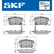 Jeu de 4 plaquettes de frein arrière SKF VKBP 90191 A - Visuel 2
