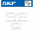 Jeu de 4 plaquettes de frein arrière SKF VKBP 90192 A - Visuel 2