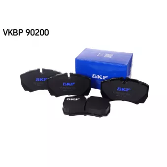 Jeu de 4 plaquettes de frein arrière SKF VKBP 90200