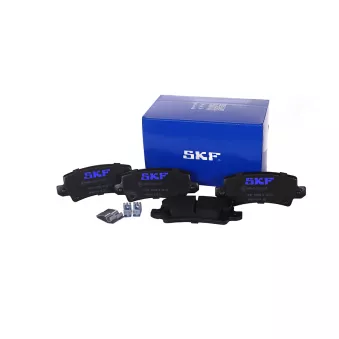 Jeu de 4 plaquettes de frein arrière SKF VKBP 90208 A