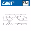 Jeu de 4 plaquettes de frein arrière SKF VKBP 90240 - Visuel 1