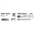 Jeu de 4 plaquettes de frein arrière SKF VKBP 90257 - Visuel 3