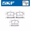 Jeu de 4 plaquettes de frein arrière SKF VKBP 90265 A - Visuel 2