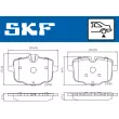 Jeu de 4 plaquettes de frein arrière SKF VKBP 90366 - Visuel 2