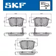 Jeu de 4 plaquettes de frein arrière SKF VKBP 90384 A - Visuel 2