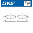 Jeu de 4 plaquettes de frein arrière SKF VKBP 90415 A - Visuel 2