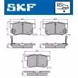 Jeu de 4 plaquettes de frein arrière SKF VKBP 90505 A - Visuel 2