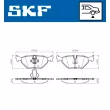 Jeu de 4 plaquettes de frein arrière SKF VKBP 90561 - Visuel 2