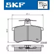 Jeu de 4 plaquettes de frein arrière SKF VKBP 90606 - Visuel 2