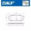 Jeu de 4 plaquettes de frein arrière SKF VKBP 90627 - Visuel 2
