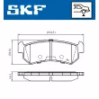 Jeu de 4 plaquettes de frein arrière SKF VKBP 90659 - Visuel 2