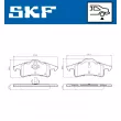 Jeu de 4 plaquettes de frein arrière SKF VKBP 90947 - Visuel 2
