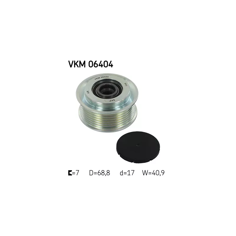 Poulie roue libre, alternateur SKF VKM 06404