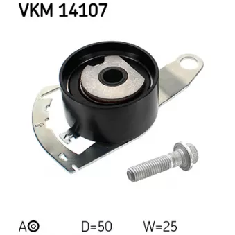 Poulie-tendeur, courroie crantée SKF VKM 14107