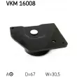 Poulie-tendeur, courroie crantée SKF VKM 16008 - Visuel 2