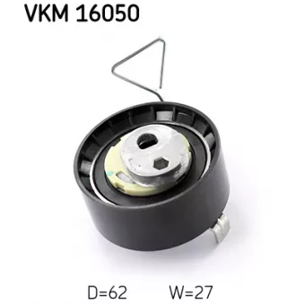 Poulie-tendeur, courroie de distribution SKF VKM 16050
