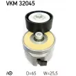 Poulie-tendeur, courroie trapézoïdale à nervures SKF VKM 32045 - Visuel 1