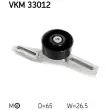 Poulie-tendeur, courroie trapézoïdale à nervures SKF VKM 33012 - Visuel 1