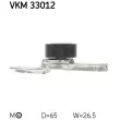 Poulie-tendeur, courroie trapézoïdale à nervures SKF VKM 33012 - Visuel 3