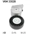 Poulie-tendeur, courroie trapézoïdale à nervures SKF VKM 33028 - Visuel 1