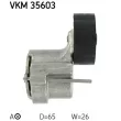 Poulie-tendeur, courroie trapézoïdale à nervures SKF VKM 35603 - Visuel 3