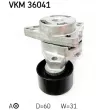 Poulie-tendeur, courroie trapézoïdale à nervures SKF VKM 36041 - Visuel 2
